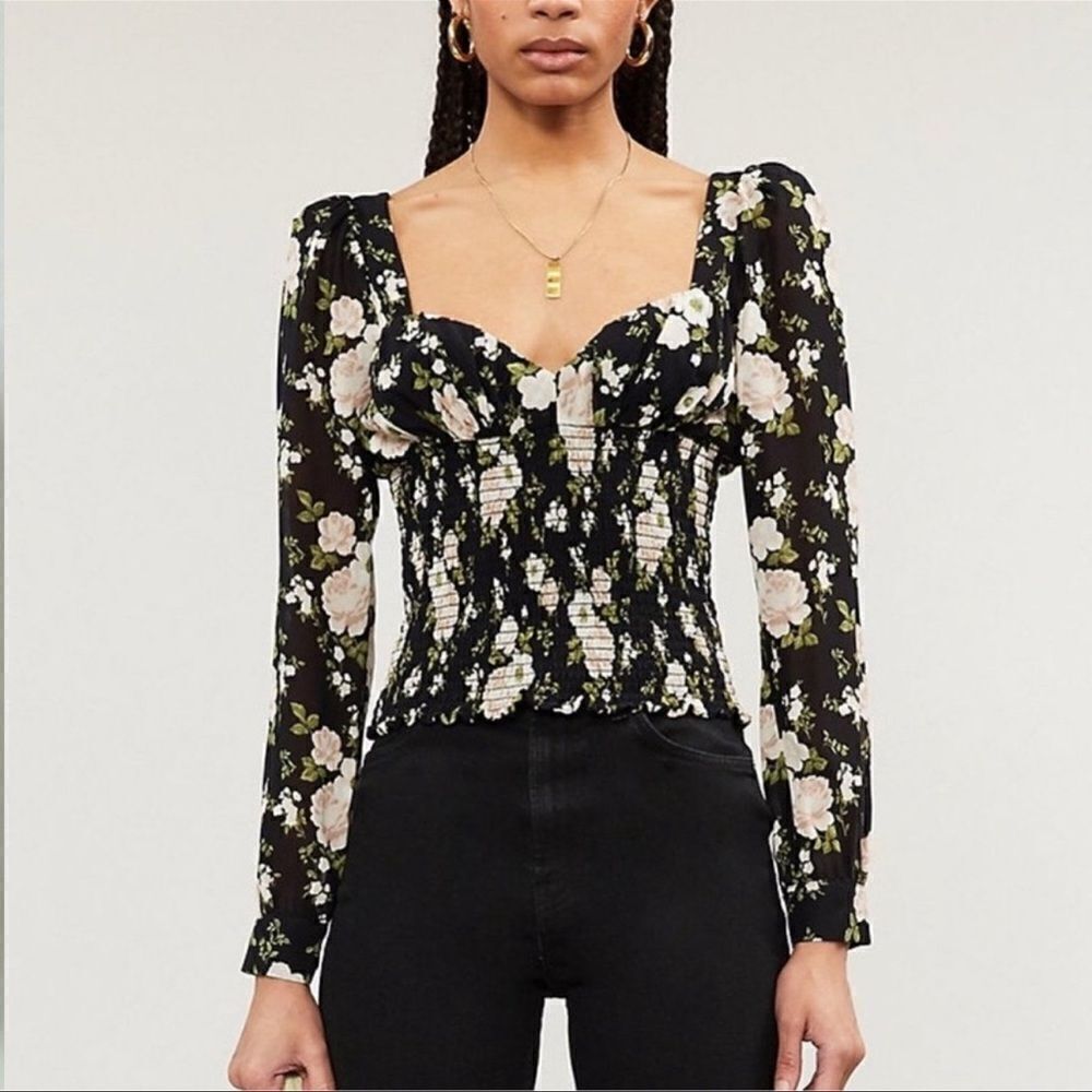 Reformation Russet Top in Elizabeth